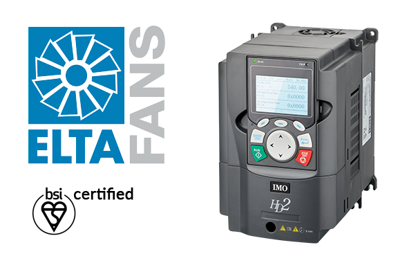 IMO Variable Speed Drives Gain BSI Accreditation With Elta Fans